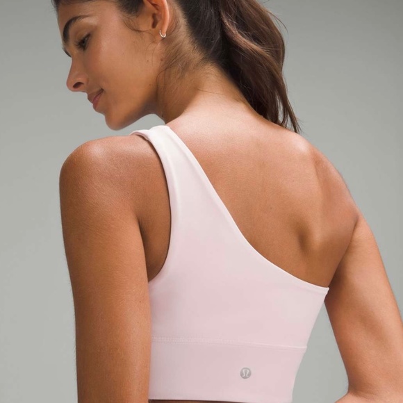 NWT Lululemon Align Asymmetrical Bra *Light Support, A/B Cup in Flush Pi… - Picture 3 of 6